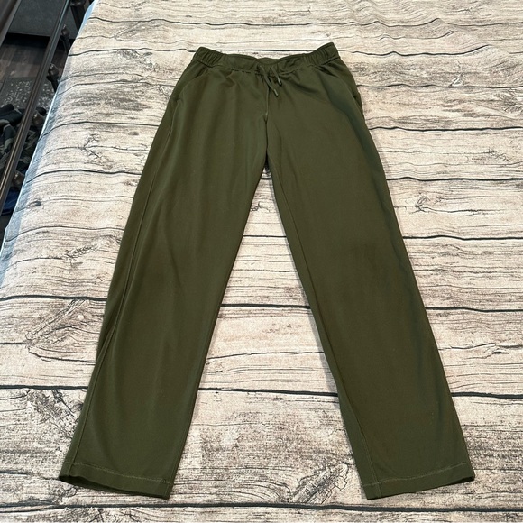 Ivivva by Lululemon Army Green Straight Leg Joggers Size 12 - Picture 1 of 6